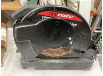 Drill Master 2 Horsepower 14in Industrial Cut-off Saw Metal Cut-off Saw Good Working Condition See Pictures