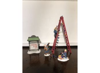Dept 56 Accessories - Town Tree Trimmers And Christmas In The City