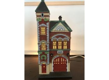 Dept 56 - Red Brick Fire Station - Christmas In The City Series