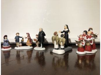 Dept 56 Accessories- A Peaceful Glow On Christmas Eve, Angels Heard On High And Choirboys All In A Row