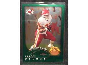 2002 Topps Chrome Weekly Wrap Up Priest Holmes