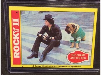 1979 Rocky II Card