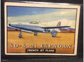 1952 Topps Wings SO -6021 Espadan Card