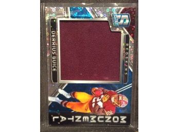 2018 Panini Spectra Monumental Derrius Guice Jersey Relic Card
