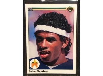 1990 Upper Deck Deion Sanders Rookie Card