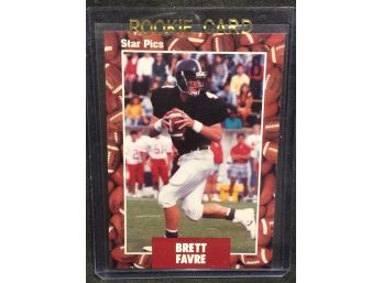 1991 Star Pics Brett Favre Rookie Card