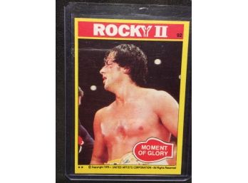 1979 Rocky II Card