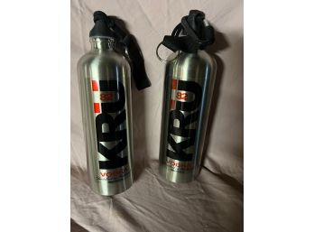 (2) Metal Water Bottles