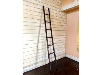 A Chinese Bamboo Decorative Ladder