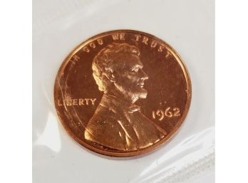 1962 Lincoln Cent Uncirculated Proof