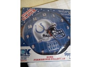 Indianapolis Colts Clock