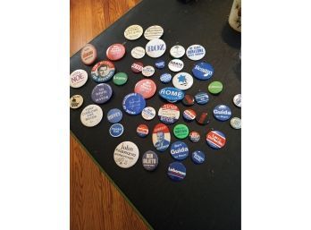 Lot Of Vintage Political Pins