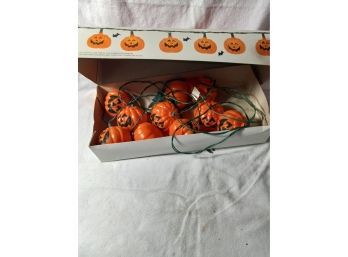 Vintage Halloween Light Set In Box