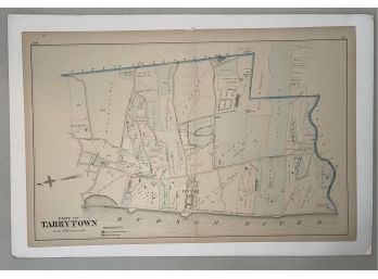 Antique 1881 GW Bromley Tarrytown Map