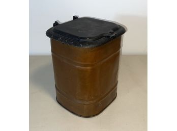 Antique Copper And Cast Iron Boiler