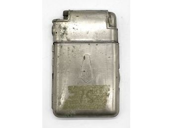 Vintage Silver Colored - Cigarette - Lighter Case From Marathon