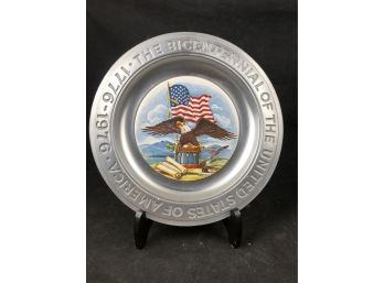 The Bicentennial Of The United States Of America 1776-1976 Plate