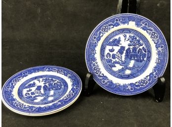 Old Willow Alfred Meakin England Blue And White Dish Set