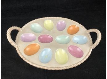 Russ Deviled Egg Platter (Easter Basket)