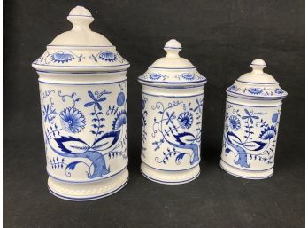 Blue Meadow Canisters