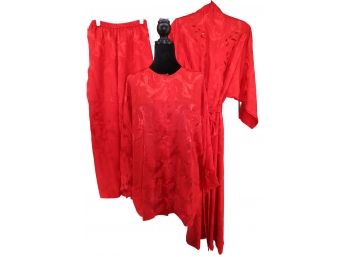 Just In Time For Christmas! Natori Red Pajama Set Size M