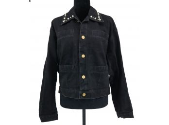 Lizwear Black Denim Jacket Size M