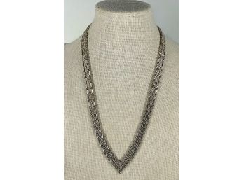 Heavy High-quality Italian Vintage Sterling Silver Necklace
