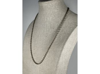Sterling Silver Rope Chain 18