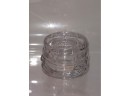 Crystal Beehive Honey Jar 3' X 4.5' Studio Crystal By Studio Silversmiths