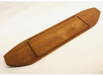 Vintage Benson Denmark Teak Surfboard Serving Tray