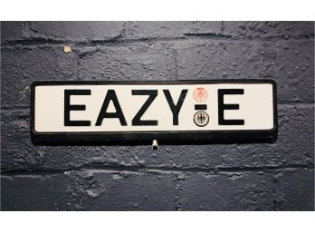Authentic European License Plate Personalized Eazy E