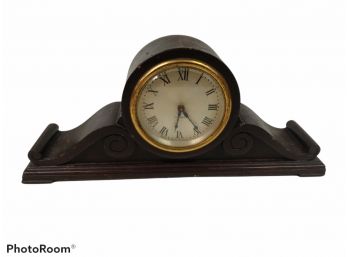 ANTIQUE 1919 SETH THOMAS TAMBOUR 17 MANTLE CLOCK 7 JEWELS NO KEY INCLUDED. UNTESTED.