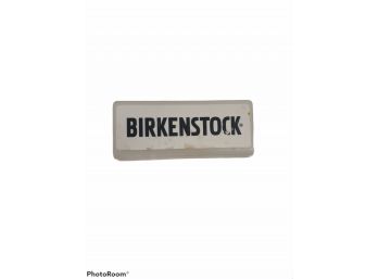 VINTAGE BIRKENSTOCK ADVERTISING STORE DESK SIGN