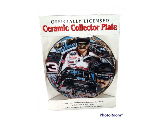 DALE EARNHARDT COLLECTIBLE PLATE MADE BY HUNTER