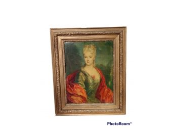 Mlle Dubois Framed Print By Nicolas De Largilliere  36'x30'