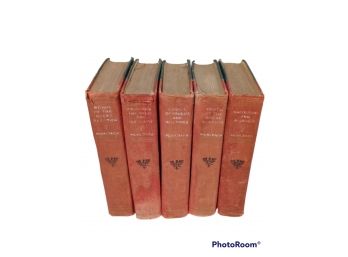 LOT OF 5 MUHLBACH ANTIQUE BOOKS (1866)