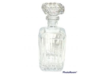 SOLID CRYSTAL WHISKY DECANTER WITH TOPPER