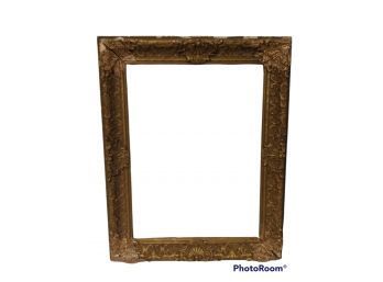 VINTAGE GOLD COLORED VICTORIAN STYLE WOOD PICTURE FRAME 20'X16'