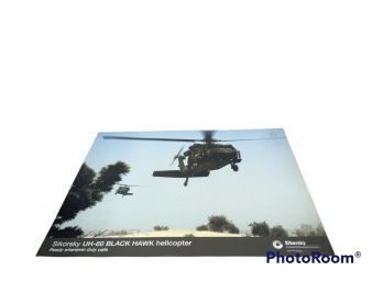 SIKORSKY UH-60 BLACK HAWK HELICOPTER DUTY CALLS POSTER 25'X19'