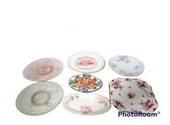 LOT OF 7 COLLECTIBLE PLATES DECOR