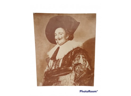 VINTAGE PRINT  THE LAUGHING CAVALIER BY FRANZ HALS 20'X16'