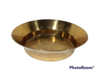 LARGE BRASS BOWL 15.5' WIDE