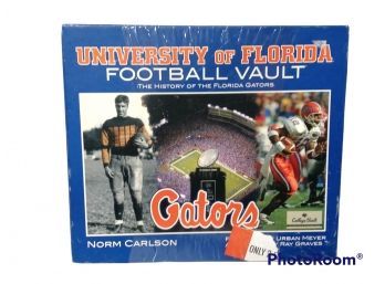 UNIVERSITY OF FLORIDA FOOTBALL VAULT THE HISTORY OF THE FLORIDA GATORS BY NORM CARLSON BOOK