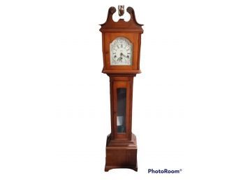 RARE MARTIN GRANDMOTHER TALL CASE CLOCK WITH PETERSEN NO (0) JEWELS UNADJUSTED MADE IN GERMANY MOVEMENT