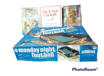 BOARD GAME LOT, MONDAY NIGHT FOOTBALL, MADELINE'S HOUSE, HOW TO HOST A MURDER, & WHO WENT WHERE