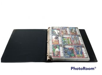 SPORTS CARD BINDER WITH 1994 UPPER DECK BASEBALL CARDS, LOTS OF ROOKIES,