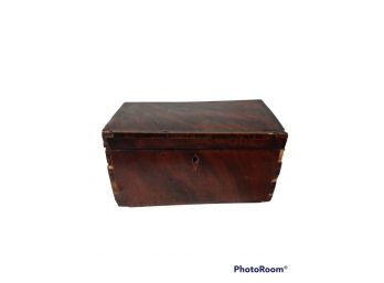 EARLY ANTIQUE WOODEN CAPTAIN'S SEA CHEST BOX  12'X6.5'X6.5'
