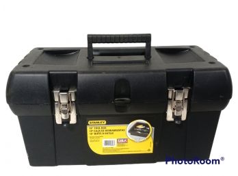 STANLEY 19' PLASTIC TOOLBOX MADE IN THE USA.