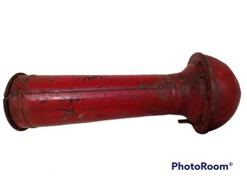 ANTIQUE 1940'S RED METAL HORN