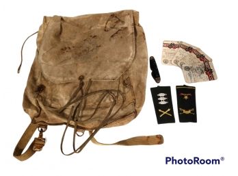 VINTAGE BOY SCOUTS LOT  1940'S Boy Scouts Of America National Council Backpack Haversack #573 &  MORE